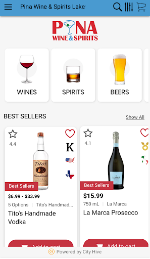 Pina Wine and Spirits Screen 3