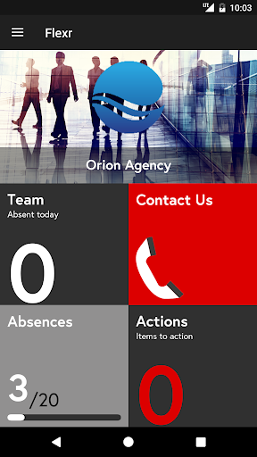 Android application Flexr screenshort