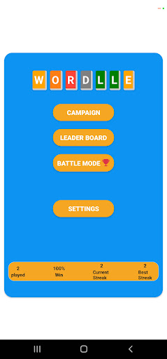 Android application Wordlle: Multiplayer screenshort