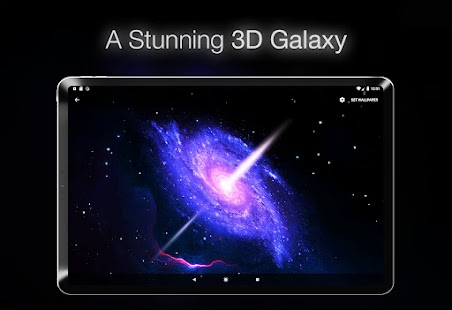 Fondos animados de galaxias Screenshot
