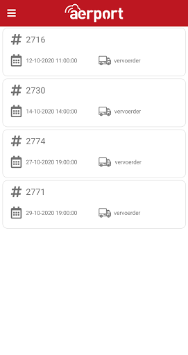 Android application Aerport Transport screenshort