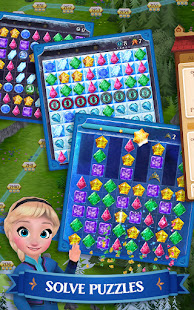 Disney Frozen Free Fall - Play Frozen Puzzle Games screenshots 1