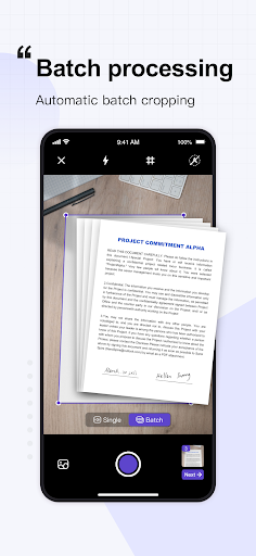 Screenshot of Lenovo Smart Scanner