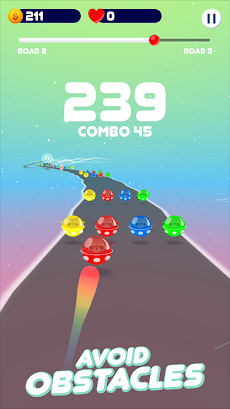 Space Road: color ball gameのおすすめ画像1