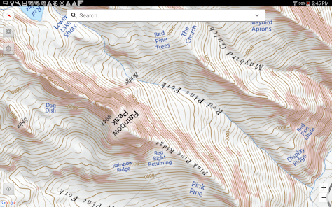 topographical map wasatch mountains