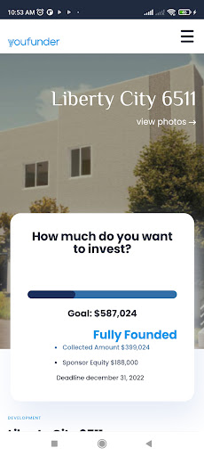 Youfunder Screen 2