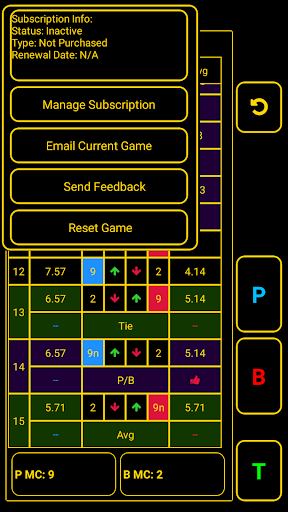 Baccarat IQ: Stat Pro screenshot 3