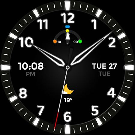 GP Night - watch face screenshot 23