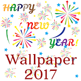 Happy new year wallpaper 2017 icon