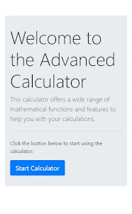Advanced Calculator