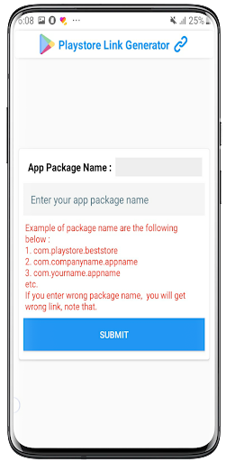 Apps Link Generator
