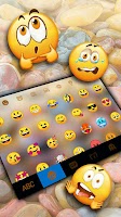 screenshot of Colorful Pebbles Keyboard Background