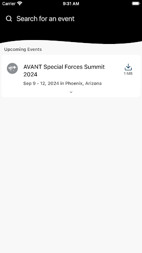 AVANT Summit Screen 3