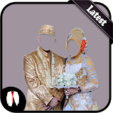 Hijab Wedding Couple Suit icon