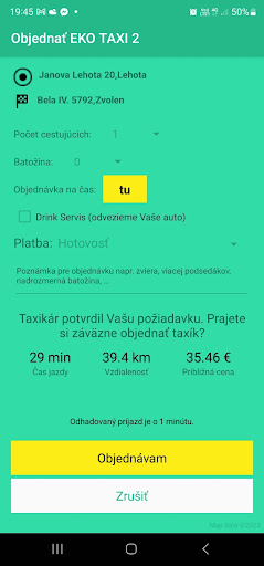 EKO TAXI Group Screen 3