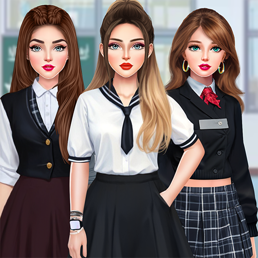 College Girls Fashion Dress Up Logo