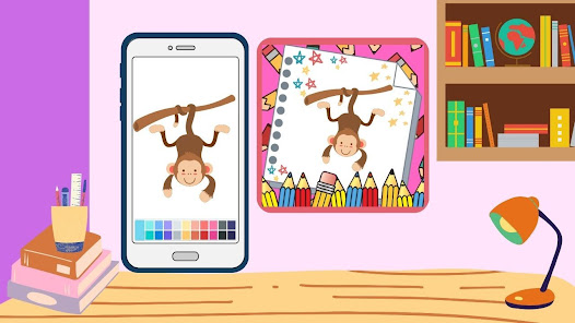 Offline Kiddy Animal Coloring 1.1 APK + Мод (Unlimited money) за Android