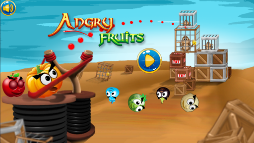 Android application Angry Fruits screenshort