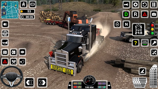 Captura 19 American Truck Driving Game 3D android