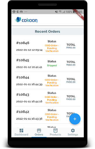 Cokoon Seller Screen 2