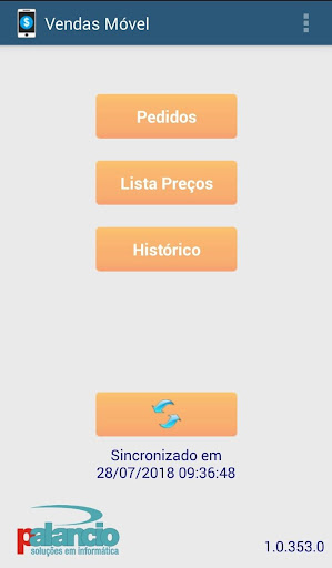 Android application Palancio Vendas Móvel screenshort