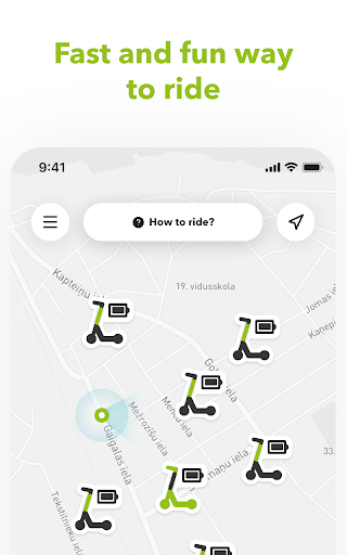 Android application STREETBOOSTER Sharing screenshort