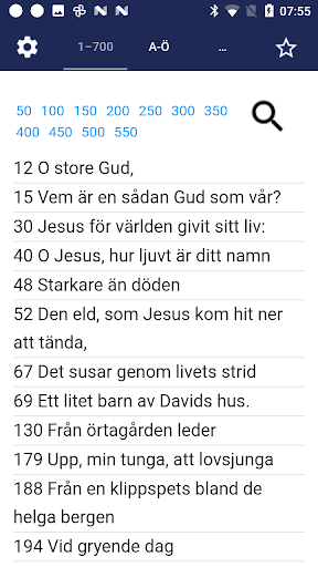Android application Lova Herren screenshort