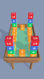 Physics Chain Cube 3D Merge