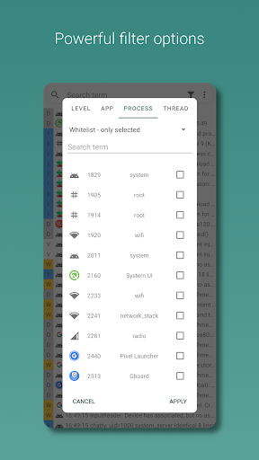 Logcat Reader Pro - Unlock Key Screen 2