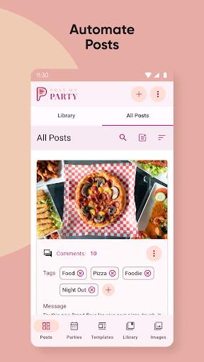 PostMyParty Screen 2