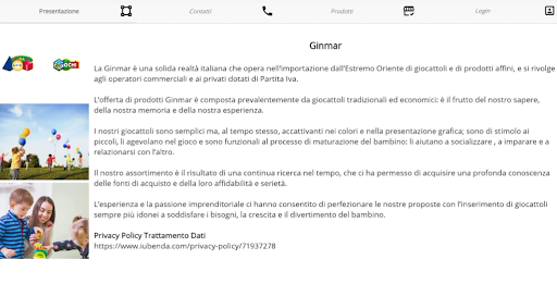 Android application Ginmar OrderEntry screenshort
