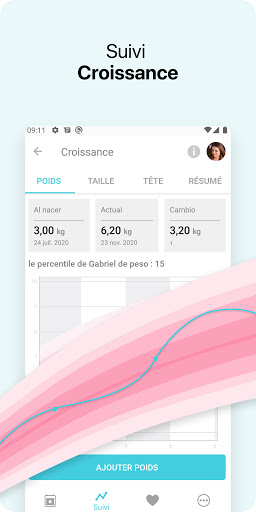 Bébé + | L'appli de suivi de v screenshot 2
