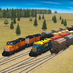 Train and rail yard simulator Mod apk أحدث إصدار تنزيل مجاني