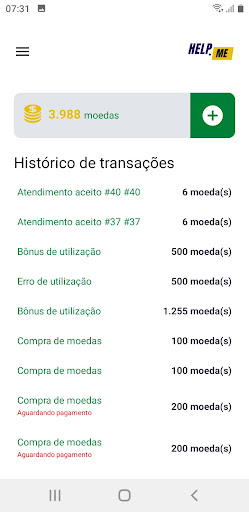 Help Me - Parceiro Screen 3