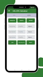 UOL GPA/CGPA Calculator