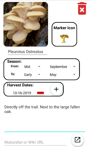 Foragers Journal Screen 2