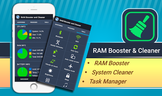 RAM Booster and Cleaner Captura de pantalla