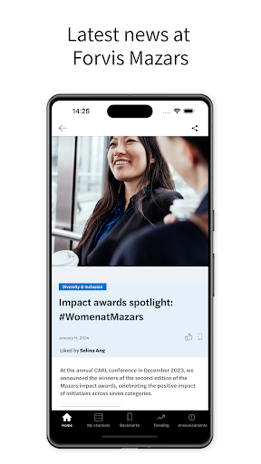 Forvis Mazars news Screen 2