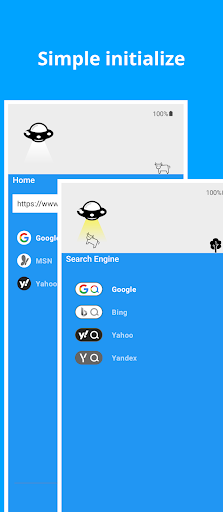 Android application UFO Browser screenshort