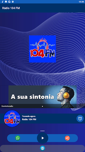 Android application Rádio 104 FM screenshort