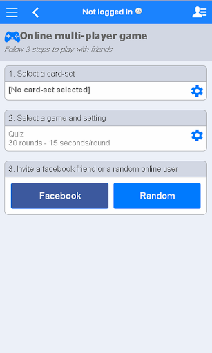 Screenshot of OCA Flashcards