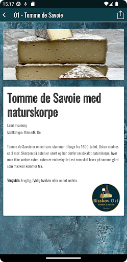 Risskov Ost App Screen 3