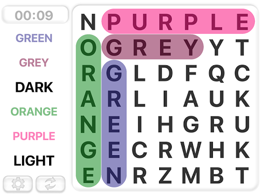 Word Search Games in english androidhappy screenshots 2