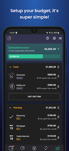 PocketGuard・Budget Planner Appのおすすめ画像3