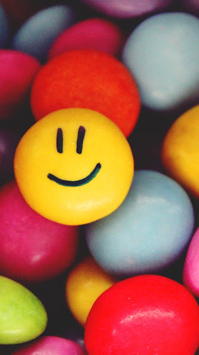 Android application smiley face wallpaper screenshort