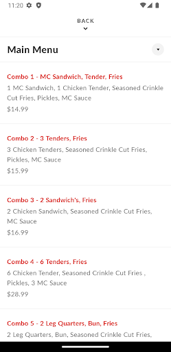 Main Chick Hot Chicken Screen 3
