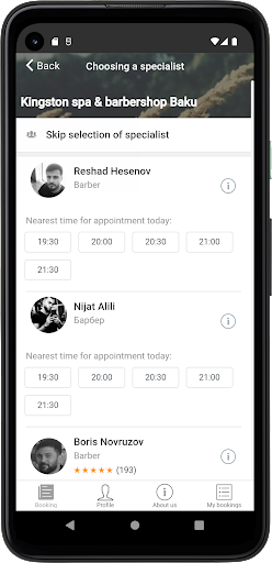 Kingston Barbershop & SPA Baku Screen 3