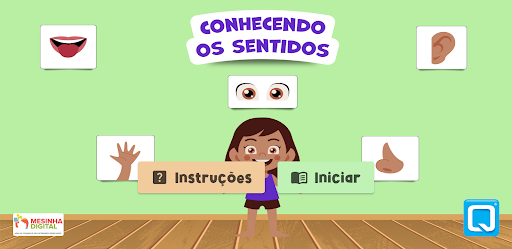 Android application Conhecendo os sentidos screenshort