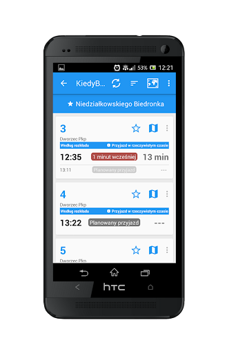 KiedyBus Screen 3