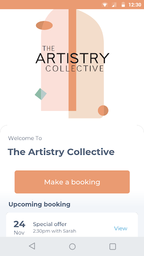 Android application The Artistry Collective screenshort